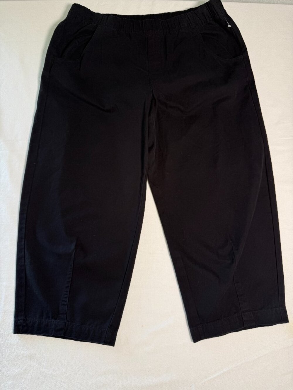 Universal Thread Barrel Pants Black Women's Size XL with Comfort Waistband
